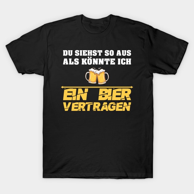 Lustige Bier Sprüche zum Saufen auf Malle Partys T-Shirt by 5StarDesigns